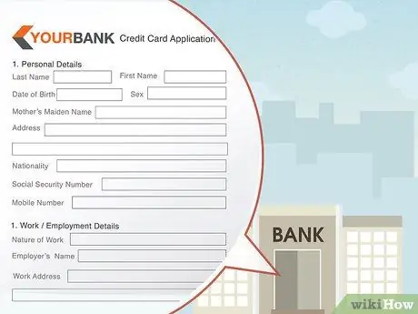 Подать заявку на получение необеспеченной кредитной карты Шаг 9