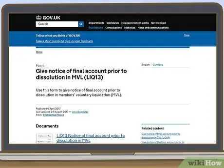 Закрытие компании с ограниченной ответственностью Шаг 12