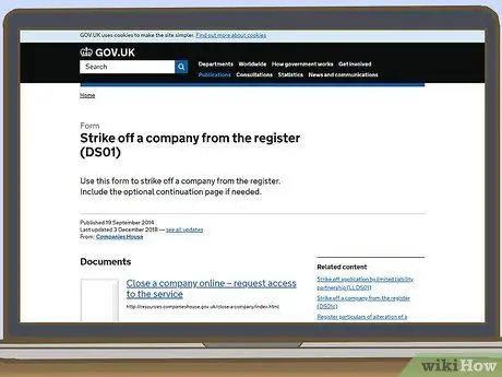 Закрытие компании с ограниченной ответственностью Шаг 4