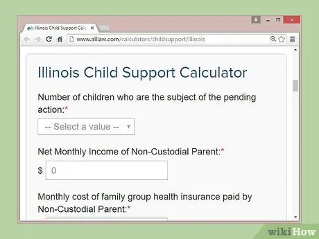 Расчет алиментов в штате Иллинойс Шаг 6