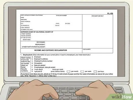Подать заявление на получение алиментов в Калифорнии Шаг 10