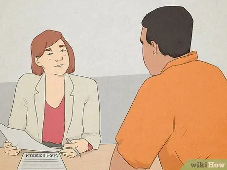 Заполните форму посещения тюрьмы Шаг 3