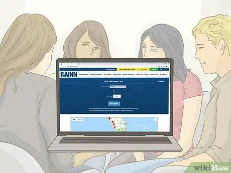 Найдите поддержку после сексуального насилия Шаг 6