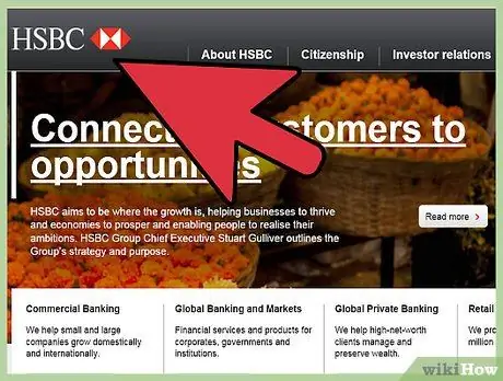 Оплата счета карты HSBC онлайн Шаг 1