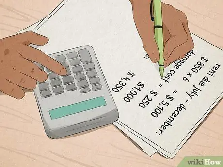 Подавать иск против арендаторов за неоплаченную арендную плату Шаг 1