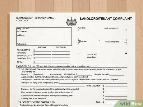 Подавать иск против арендаторов за неоплаченную арендную плату Шаг 4