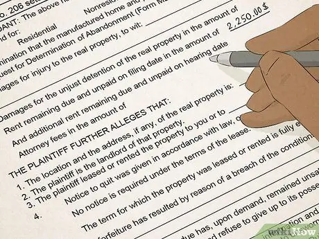 Подавать иск против арендаторов за неоплаченную арендную плату Шаг 5