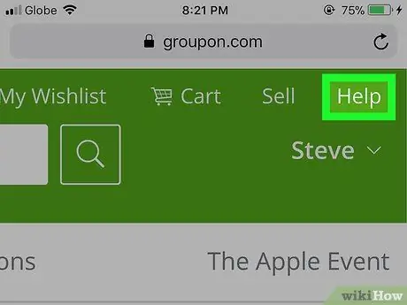 Удаление учетной записи Groupon на iPhone или iPad Шаг 4