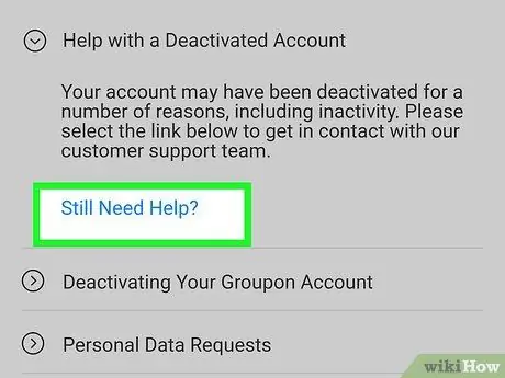 Удаление учетной записи Groupon на Android Шаг 12