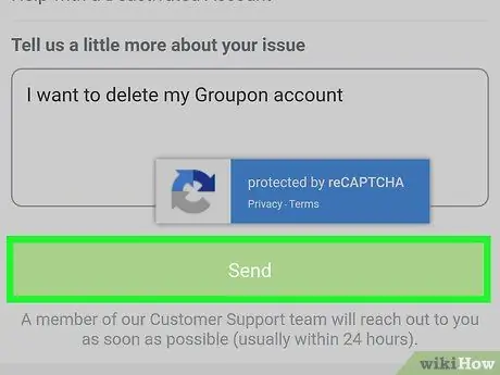 Удаление учетной записи Groupon на Android Шаг 16