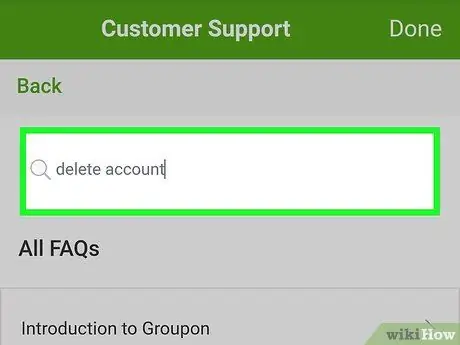 Удаление учетной записи Groupon на Android Шаг 7