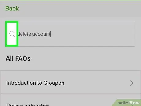 Удаление учетной записи Groupon на Android Шаг 8