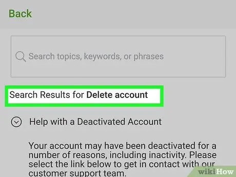 Удаление учетной записи Groupon на Android Шаг 9