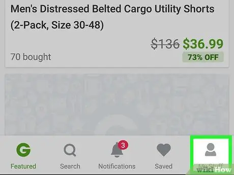 Отслеживание заказа в Groupon на Android Шаг 2