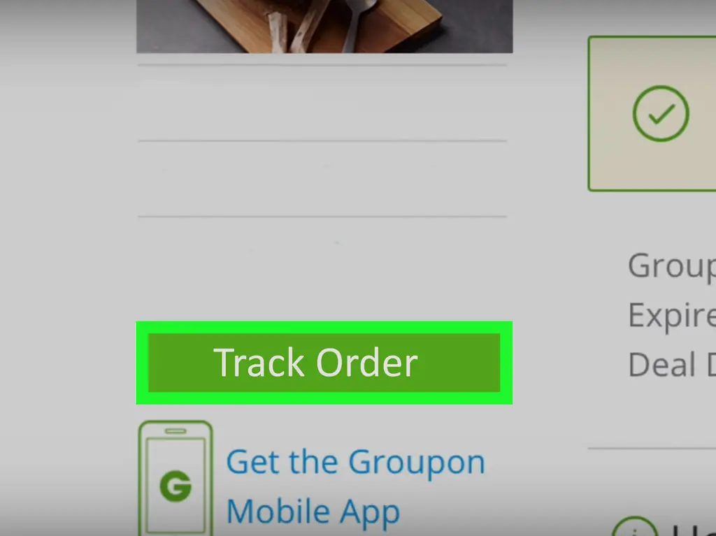 Как отслеживать заказ в Groupon на Android: 5 шагов