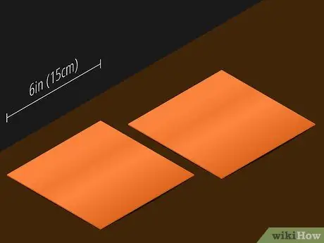 Сделайте солнечную панель (метод медного листа) Шаг 1