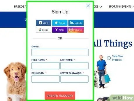 Найти собаку по регистрационному номеру AKC Шаг 1
