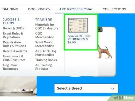 Найти собаку по регистрационному номеру AKC Шаг 7