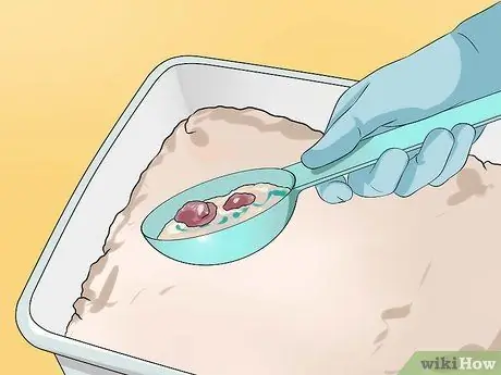 Очистите туалетный лоток Шаг 3