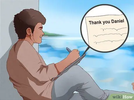 Поблагодарить кого-то, шаг 4