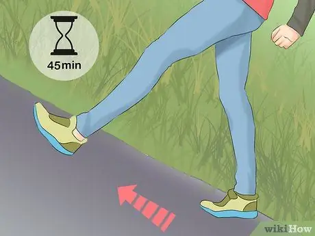 Начать ходьбу для шага 9 упражнения