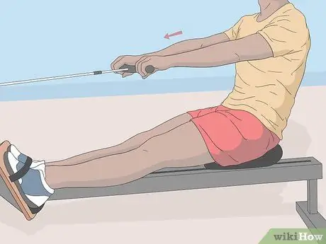 Гребля на гребном тренажере Шаг 11