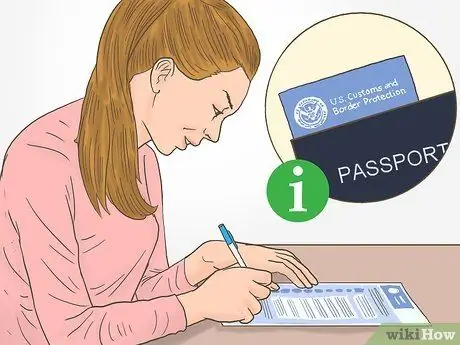 Пройдите таможню США Шаг 3