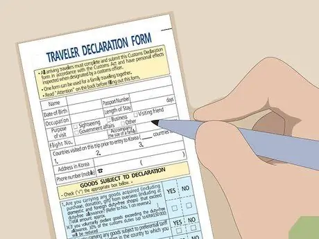 Подать заявку на получение корейской туристической визы Шаг 11