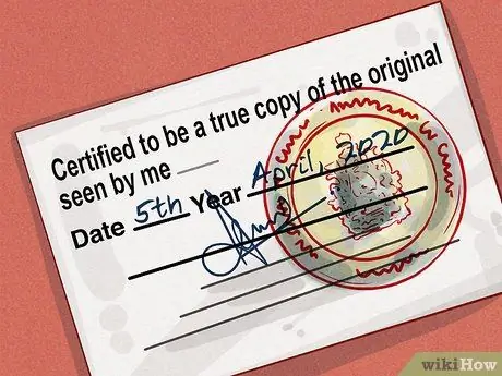 Получите заверенную копию вашего паспорта Шаг 5