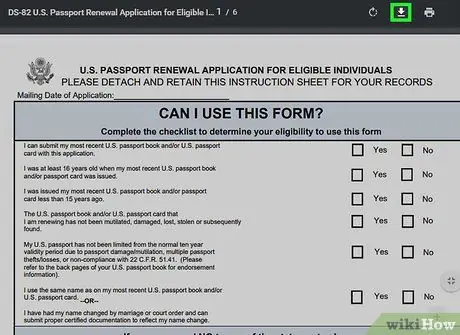 Продлить паспорт США с помощью формы DS 82 Шаг 4