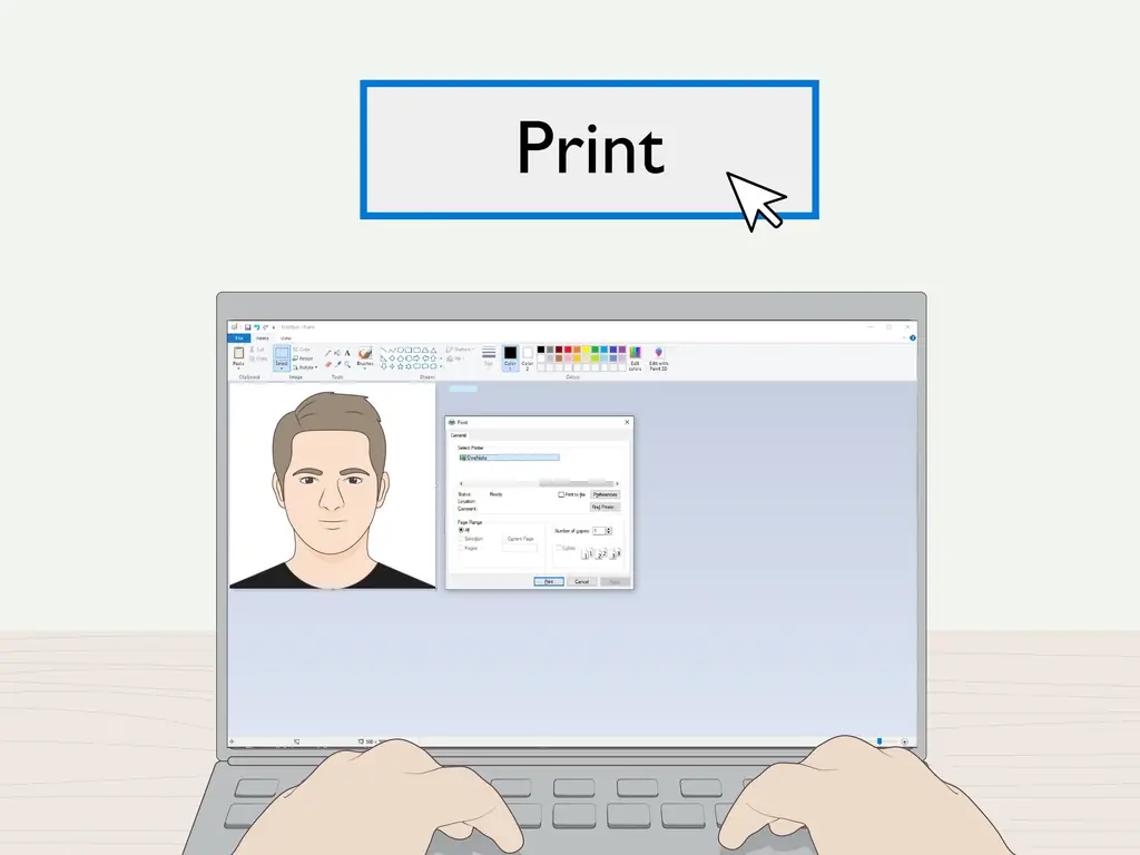 Как распечатать фотографии на паспорт: 5 шагов (с изображениями)