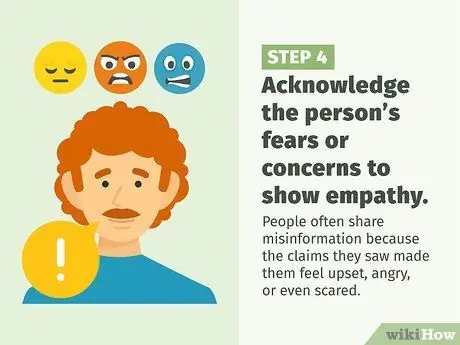 Скажите кому-нибудь, что они поделились дезинформацией Шаг 10