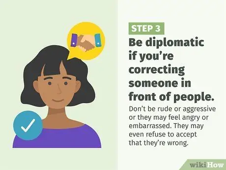 Скажите кому-нибудь, что они поделились дезинформацией Шаг 9