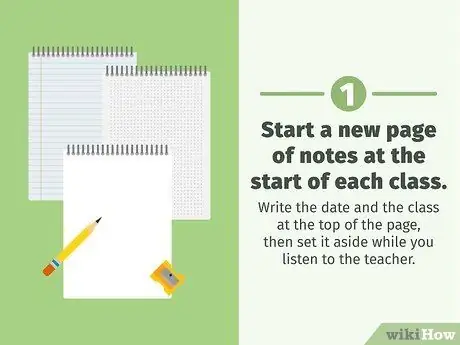 Будьте организованы в школе Шаг 6