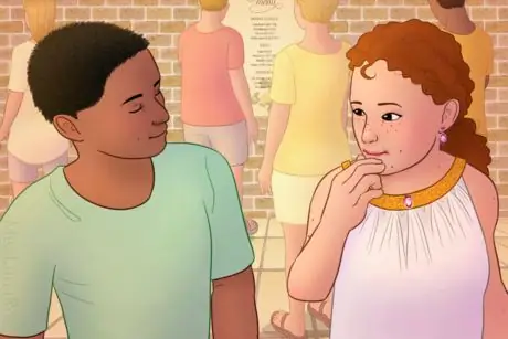 Подростки Флирт в Кафе