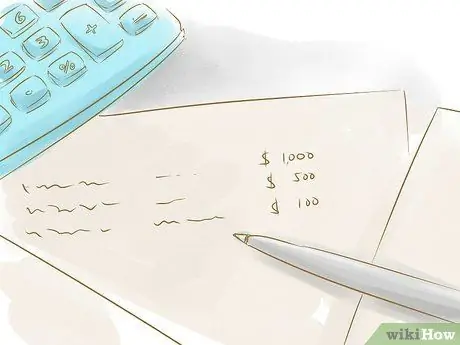 Сделайте ежемесячный бюджет Шаг 5