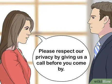 Поддерживайте границы с проживанием семьи рядом Шаг 4