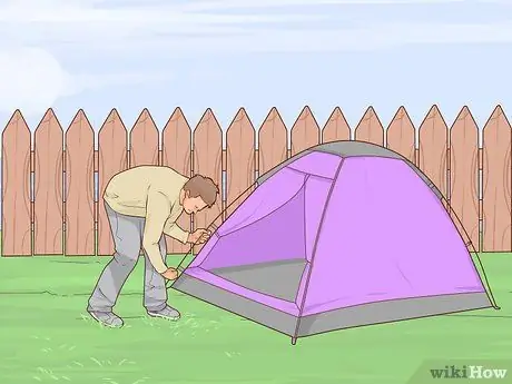 Лагерь на заднем дворе, шаг 1