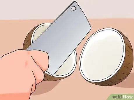 Приготовьте кокосовое масло первого отжима, шаг 1