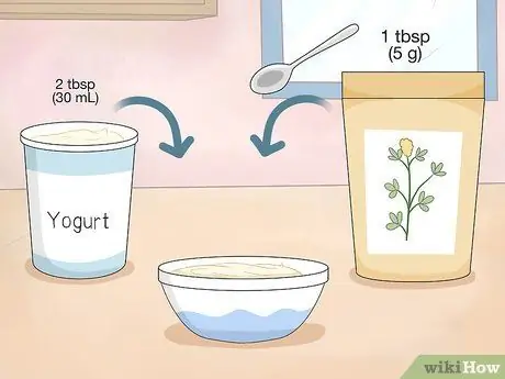 Используйте порошок пажитника, шаг 5