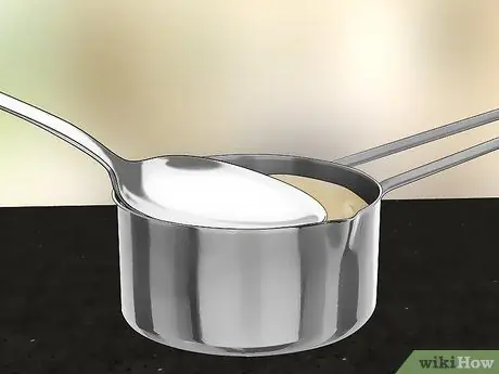 Измерение влажных ингредиентов Шаг 7