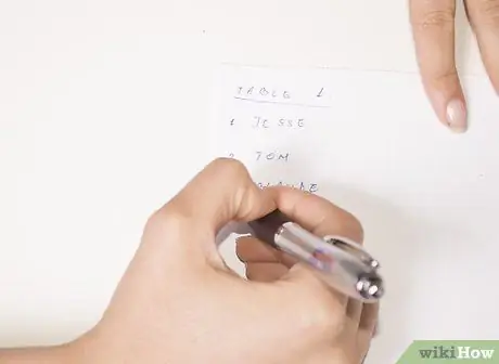 Рассадить гостей ужина Шаг 6