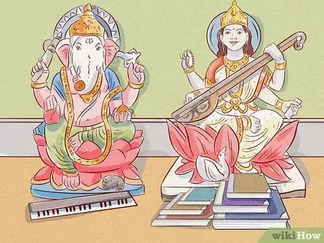Отпразднуйте Сарасвати Пуджу дома Шаг 9