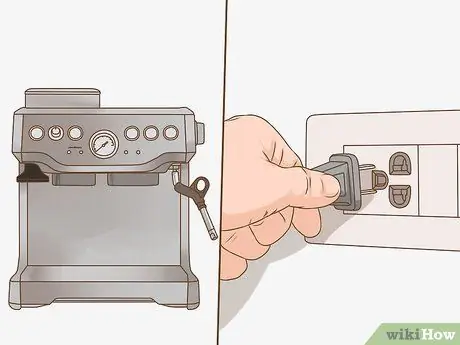 Ремонт термопредохранителя на кофемашине эспрессо Шаг 1