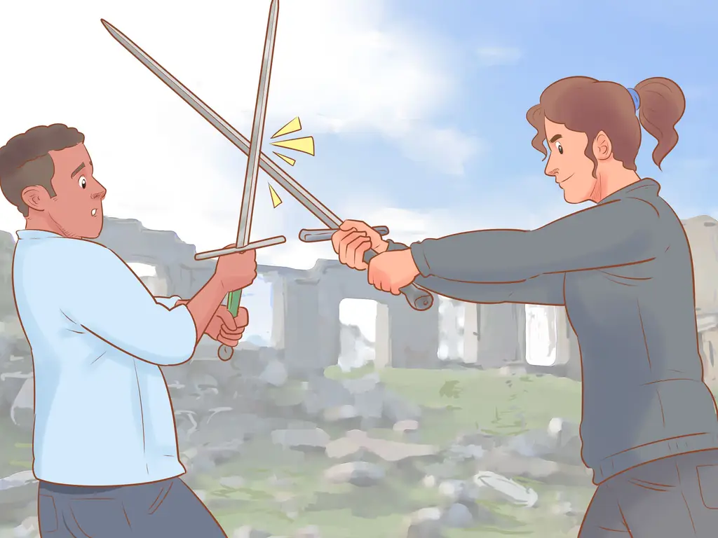 Как выиграть бой на мечах: 15 шагов (с иллюстрациями)