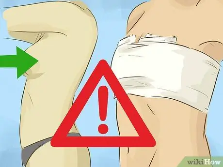 Безопасно привяжите грудь без переплета Шаг 1