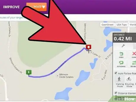 Составьте карту своей прогулки на MapMyWalk Шаг 5