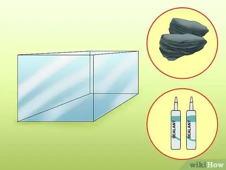 Создайте аквариумы, чтобы ящерицы и рыбы могли сосуществовать. Шаг 1