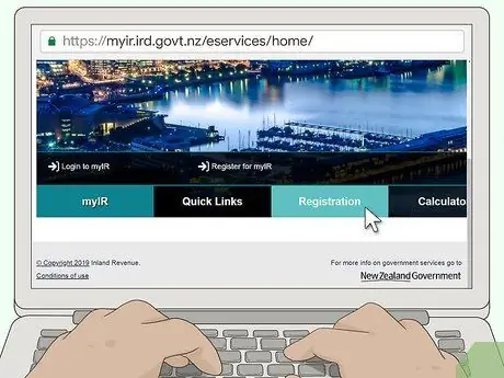 Подать заявку на получение номера IRD в Новой Зеландии Шаг 2
