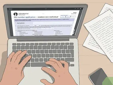 Подать заявку на получение номера IRD в Новой Зеландии Шаг 7